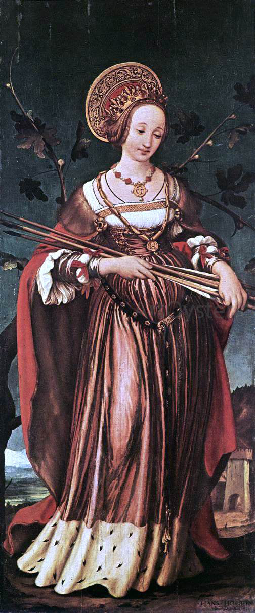  The Younger Hans Holbein St Ursula - Art Print