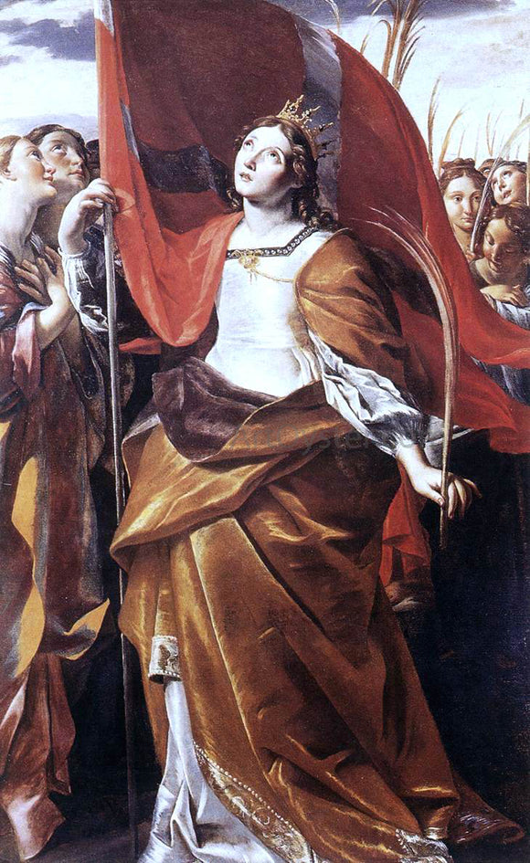  Giovanni Lanfranco St Ursula and the Virgins - Art Print