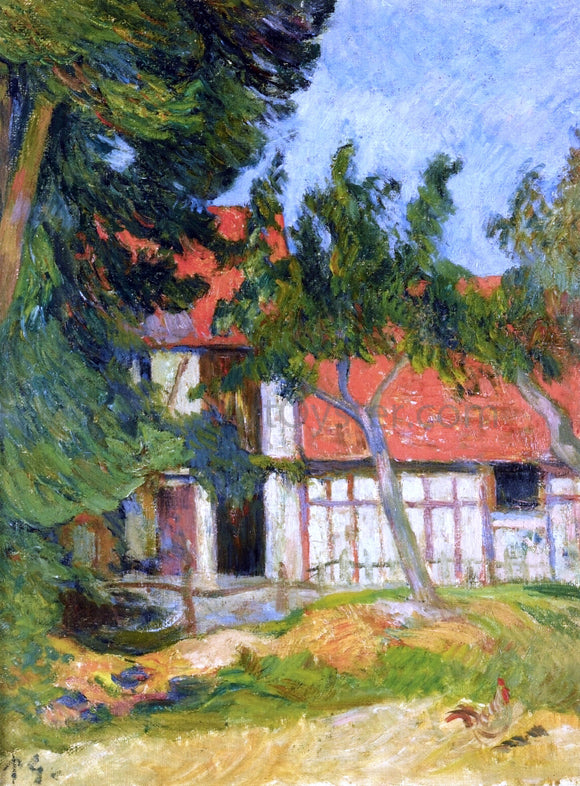  Paul Gauguin Stable near Dieppe - Art Print