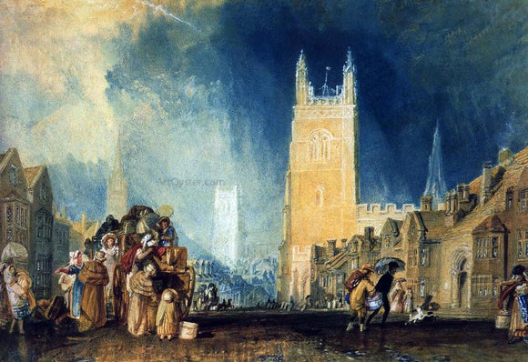  Joseph William Turner Stamford, Lincolnshire - Art Print