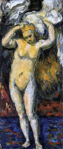  Paul Cezanne Standing Bather, Drying Her Hair - Art Print