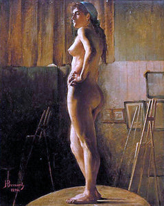  Joseph Bernard Standing Nude - Art Print