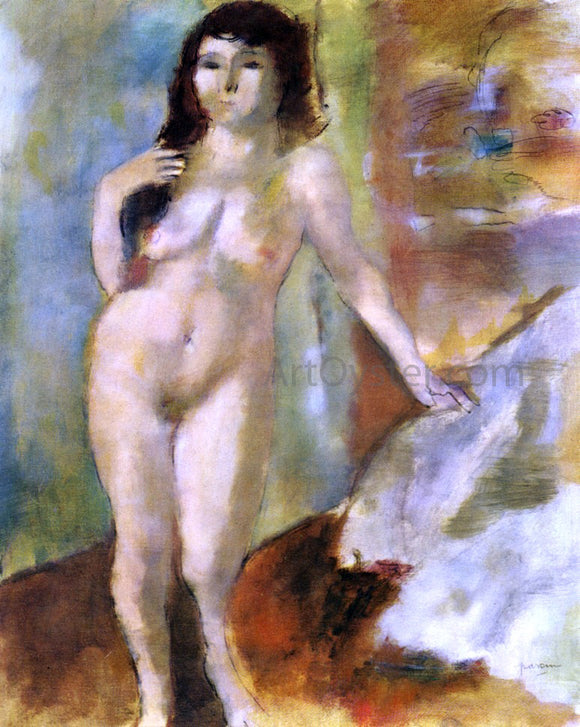  Jules Pascin Standing Nude - Art Print