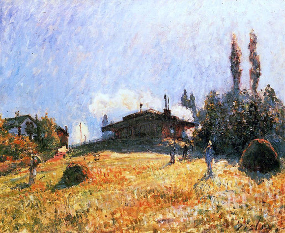  Alfred Sisley Station at Sevres - Art Print