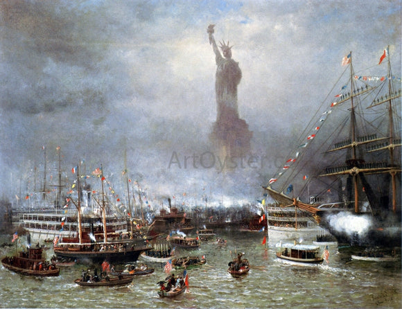  Frederick Rondel Statue of Liberty Celebration - Art Print