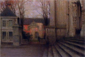  Henri Le Sidaner Steps at Chartres - Art Print