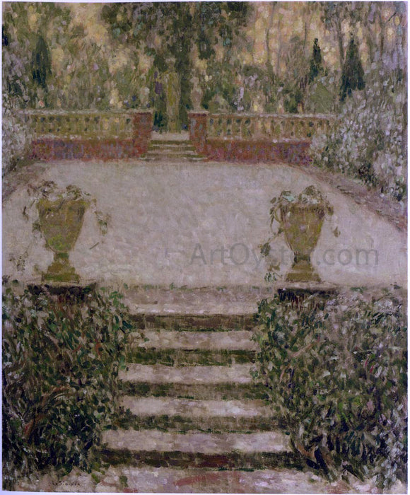  Henri Le Sidaner Steps in the Garden - Art Print