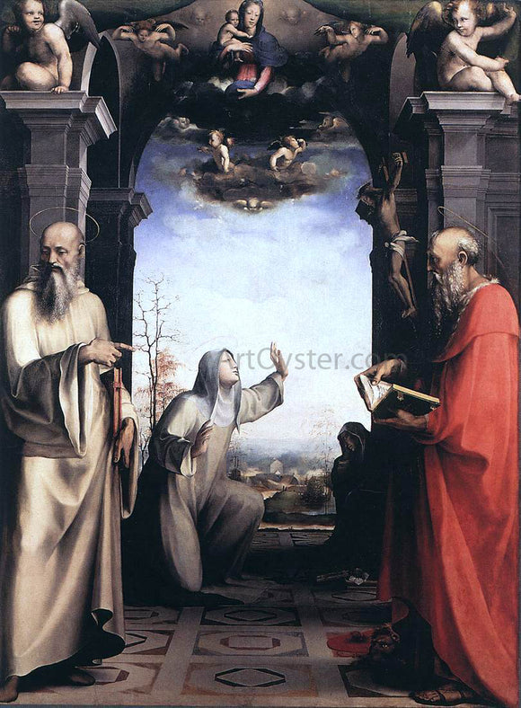  Domenico Beccafumi Stigmatization of St Catherine of Siena - Art Print