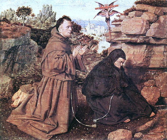  Jan Van Eyck Stigmatization of St Francis - Art Print