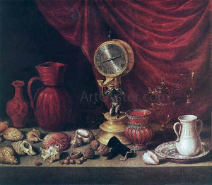  Antonio De Pereda Still-Life with a Pendulum - Art Print