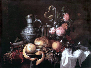  Jan Davidsz De Heem Still Life - Art Print