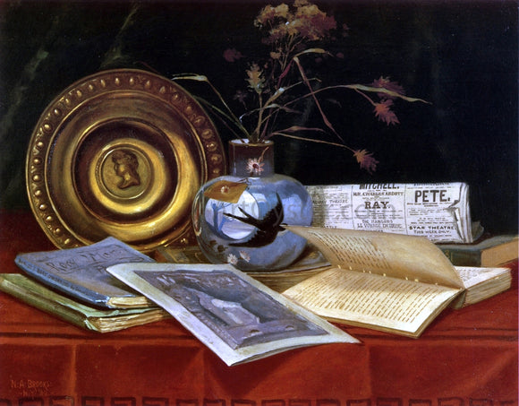  Nicholas Alden Brooks Still Life - Art Print