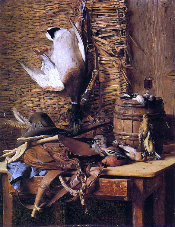  Fritz Mikesch Still Life, A Hunter's Bounty - Art Print