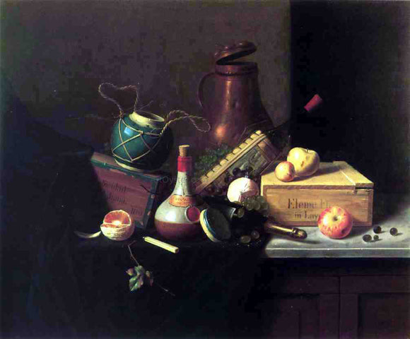  William Michael Harnett Still Life: Box of Havana Cigars - Art Print