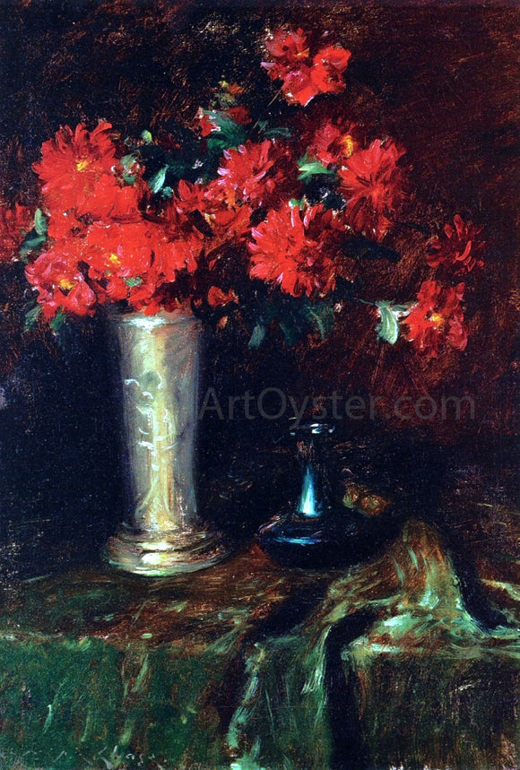  William Merritt Chase Still Life: Flowers - Art Print