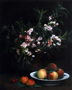  Henri Fantin-Latour Still Life: Impatiens, Peaches and Apricots - Art Print