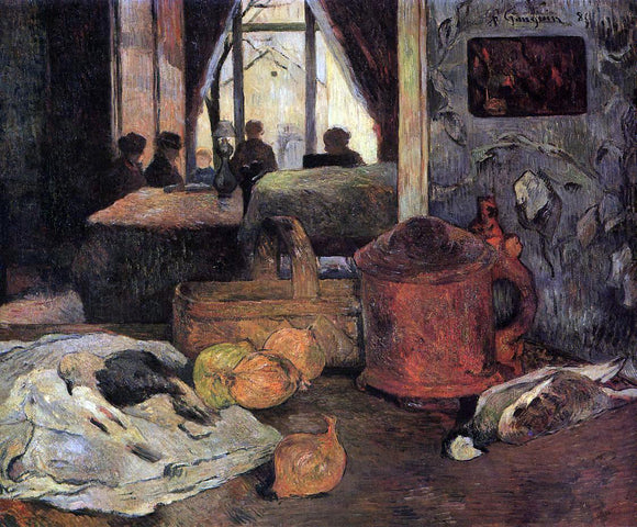  Paul Gauguin Still Life in an Interior, Copenhagen - Art Print