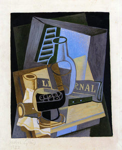  Juan Gris Still Life in Front of the Window - Art Print