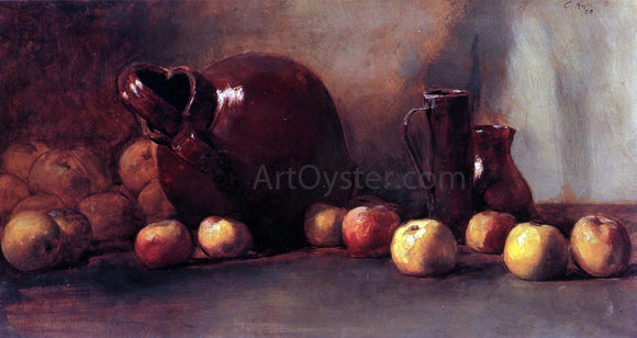  Guy Orlando Rose Still LIfe: Jug with Fruit - Art Print