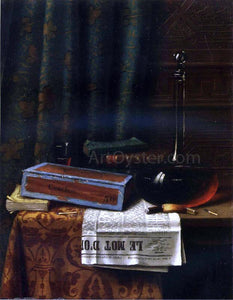  William Michael Harnett Still Life: Le Mot d'Or - Art Print