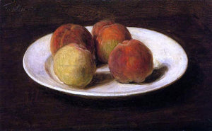  Henri Fantin-Latour Still Life of Four Peaches - Art Print