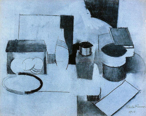  Roger De la Fresnaye Still Life, Tin of Tea and Pot of Tobacco - Art Print