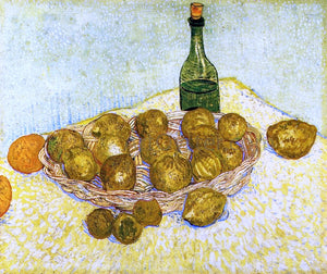  Vincent Van Gogh Still Life with a Bottle, Lemons and Oranges - Art Print