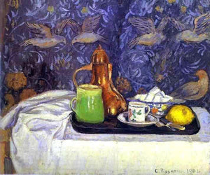  Camille Pissarro Still Life with a Coffee Pot - Art Print