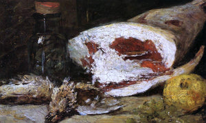  Eugene-Louis Boudin Still Life with a Leg of Lamb - Art Print