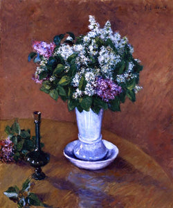  Gustave Caillebotte Still LIfe with a Vase of Lilacs - Art Print