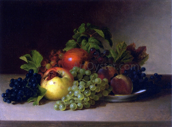  James Peale Still Life with Apples and Grapes - Art Print