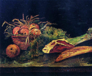  Vincent Van Gogh Still Life with Apples, Meat and a Roll - Art Print