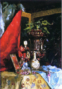  Julius LeBlanc Stewart Still Life with Asian Objects - Art Print