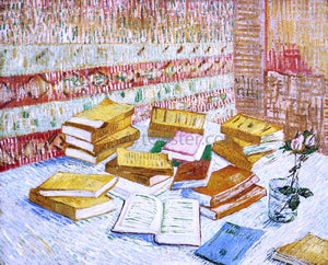  Vincent Van Gogh Still Life with Books, "Romans Parisiens" - Art Print