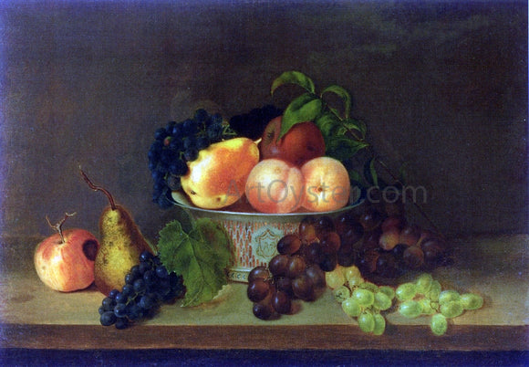  Mary Jane Peale Still LIfe with Bowl of Fruit - Art Print