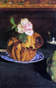  Edouard Manet Still Life with Brioche - Art Print