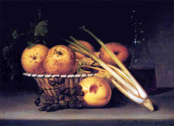  Raphaelle Peale Still Life with Celery and Wind - Art Print