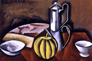  Roger De la Fresnaye Still Life with Coffee Pot and Melon - Art Print