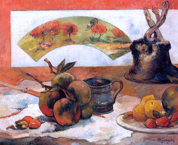  Paul Gauguin Still Life with Fan - Art Print