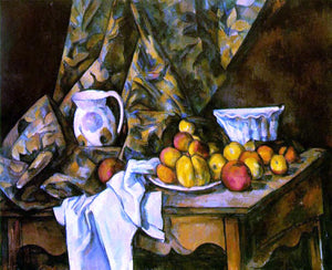  Paul Cezanne Still Life with Flower Holder - Art Print