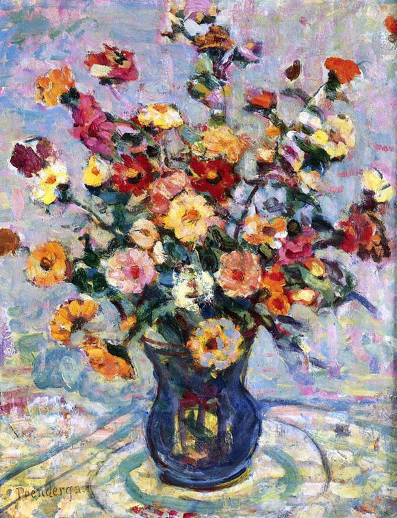  Maurice Prendergast Still Life with Flowers - Art Print