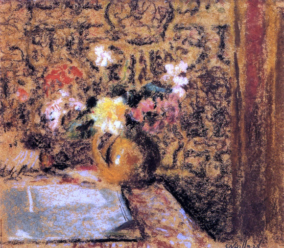  Edouard Vuillard Still Life with Flowers - Art Print