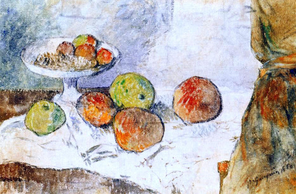  Paul Gauguin Still Life with Fruit Plate - Art Print