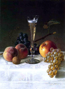  Milne Ramsey Still Life with Glass of Champagne - Art Print