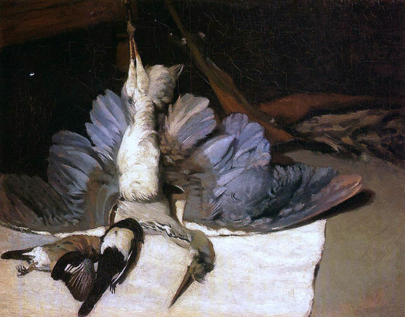  Alfred Sisley Still Life with Heron - Art Print