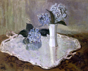  Paul Cesar Helleu Still Life with Hydrangias - Art Print
