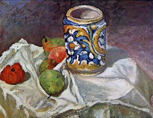  Paul Cezanne Still Life with Italian Earthenware - Art Print