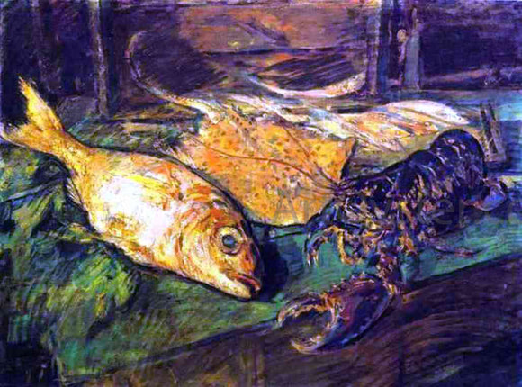 Constantin Alexeevich Korovin Still Life with Lobster - Art Print
