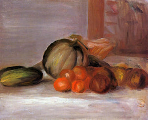  Pierre Auguste Renoir Still Life with Melon - Art Print