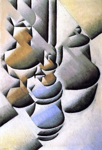  Juan Gris Still Life with Oil Lamp - Art Print